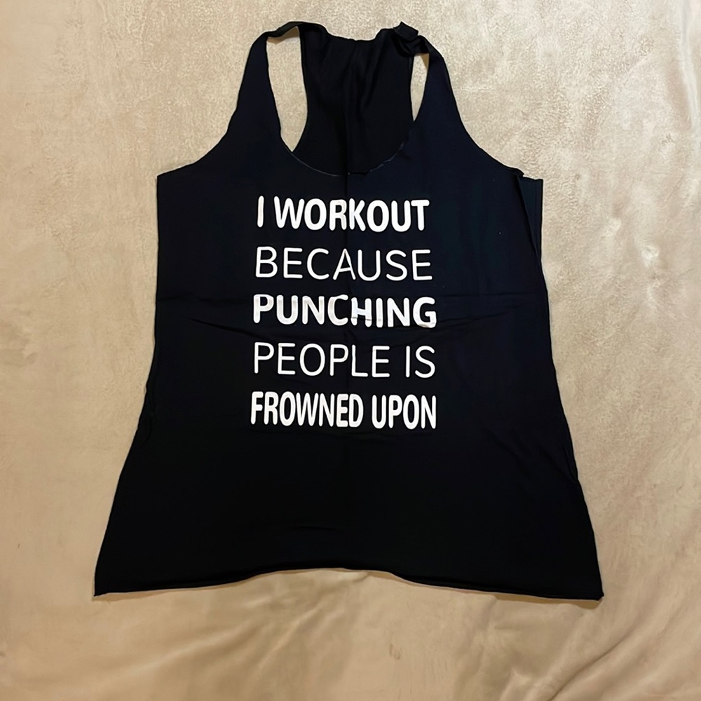 Womens racerback graphic tank